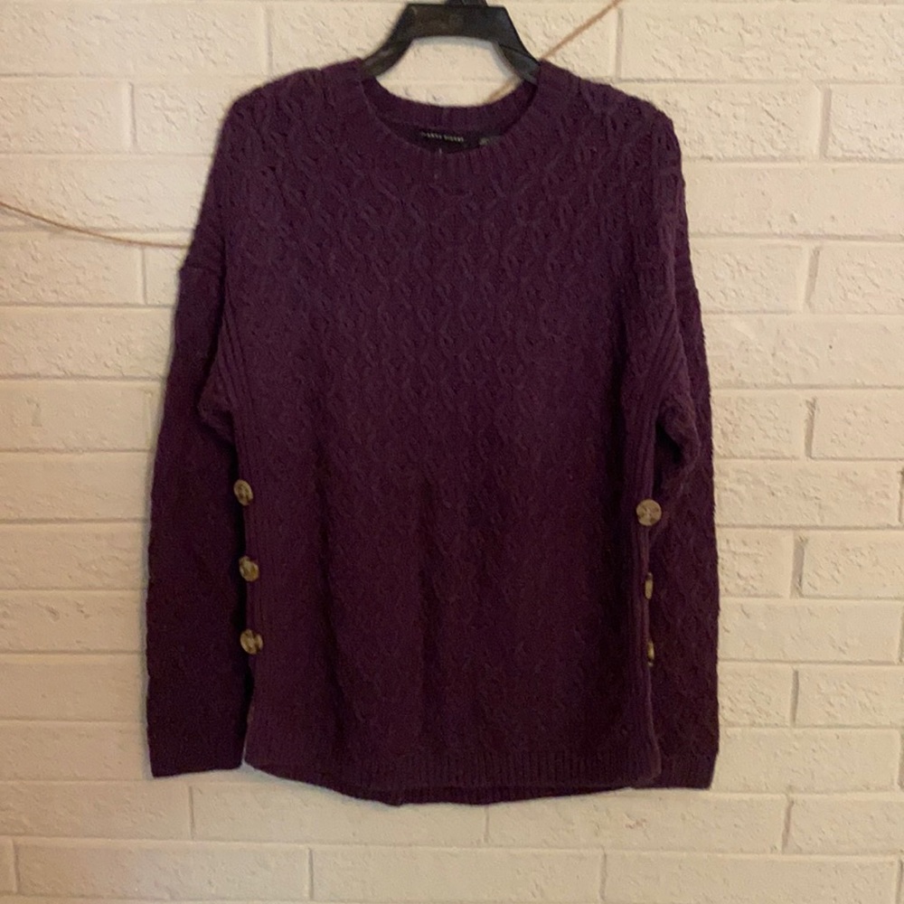 EUC size large purple sweater